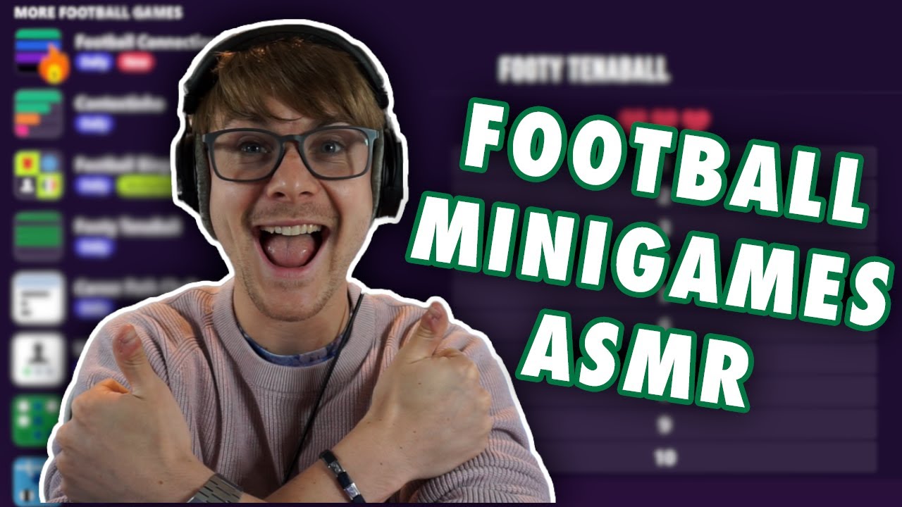 I Play Football Minigames in ASMR!! (Whispered)