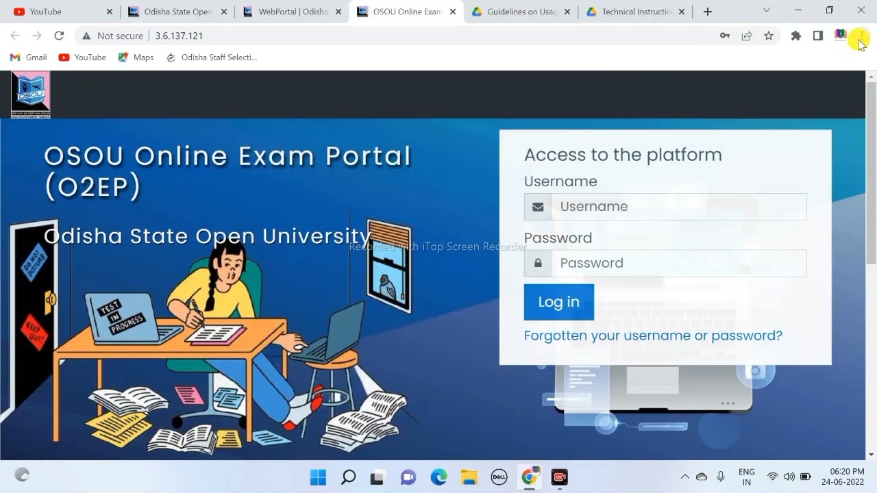 how to attend osou online assignment exam complete step by step details information by anil sir