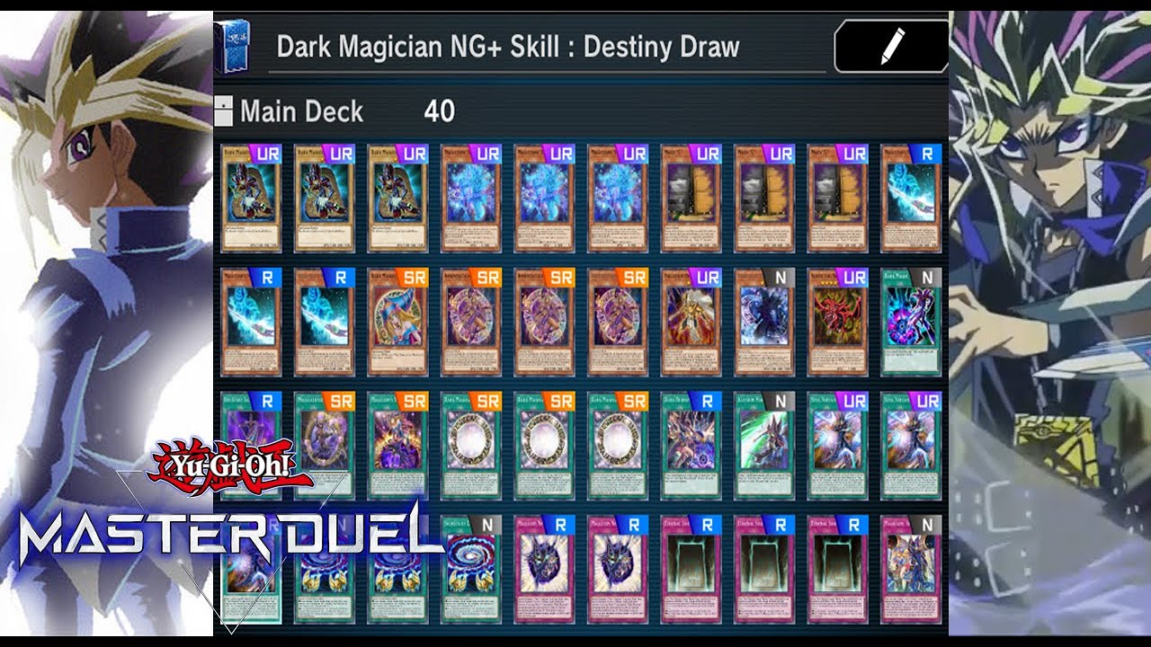 When Atem cleared DUEL MONSTER with Dark Magician NG+ and Activate skill DESTINY DRAW at MASTER DUEL