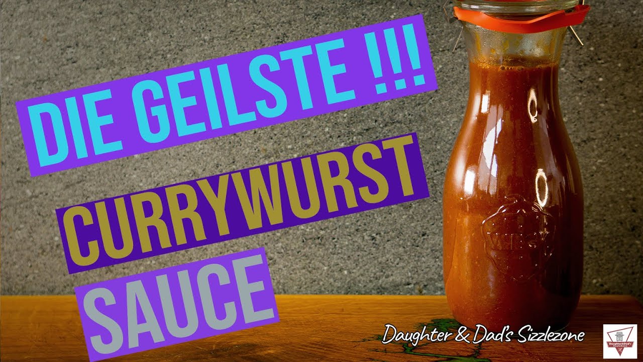 The best German currywurst sauce - make your own curry sauce - curry ketchup DIY