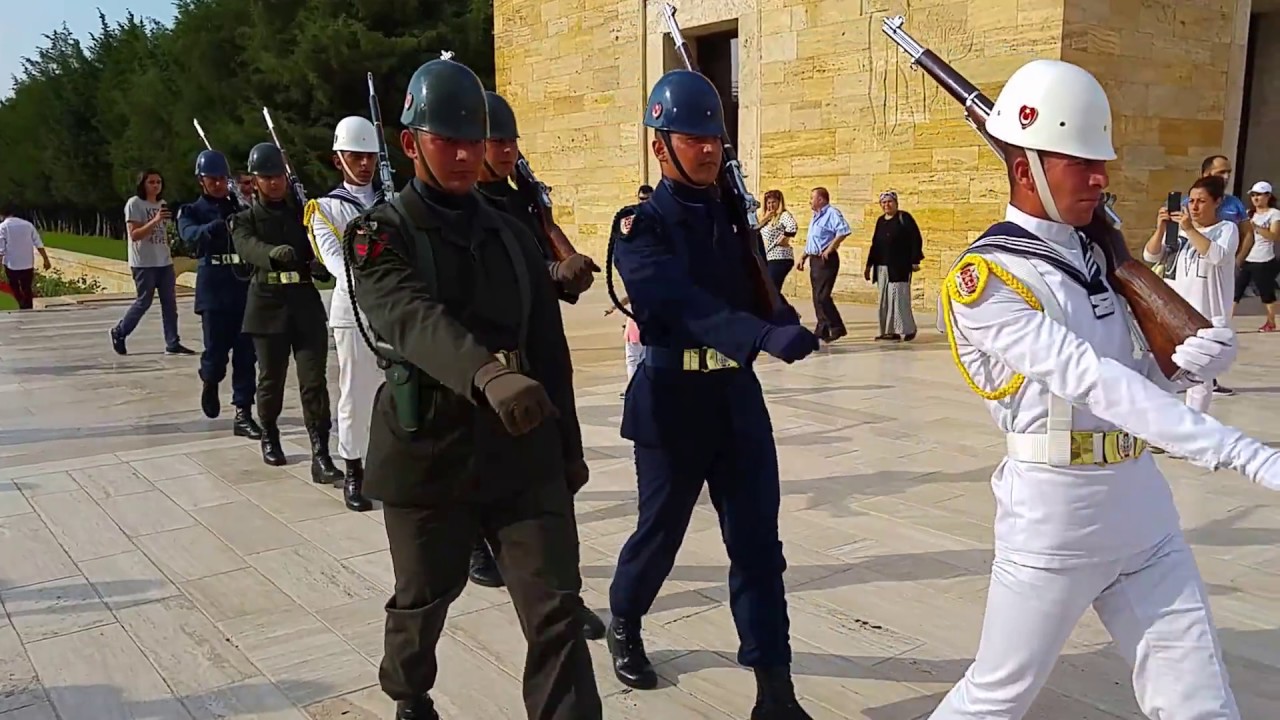 Anıtkabir'de Nobet Değişimi/ CHANGE OF GUARDS ATATÜRK'S MAUSOLEUM 27.08.2016