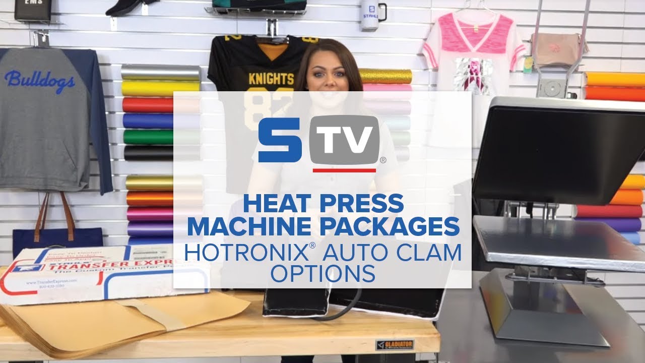 Heat Press Machine Packages Feat. the Hotronix® Auto Clam