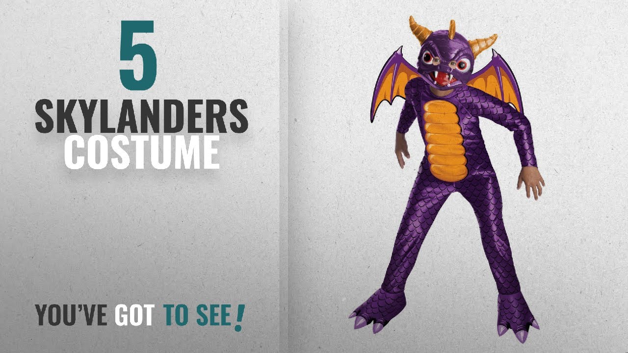 Top 10 Skylanders Costume [2018]: Skylanders: Spyro's Adventure Spyro The Dragon Costume - Small