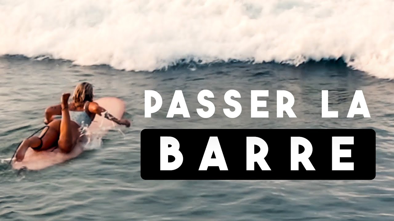 PASSER LA BARRE avec UNE LONGBOARD (Faire un turtle roll) - Apprendre &agrave; surfer