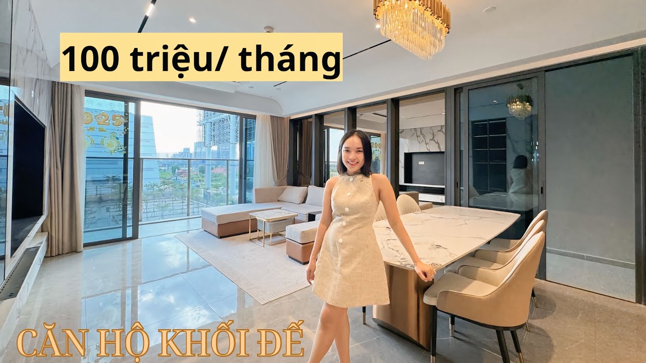 Sống Như Ở Biệt Thự: Cho Thuê Căn Hộ Khối Đế 3PN+ (157m2) View Sông 