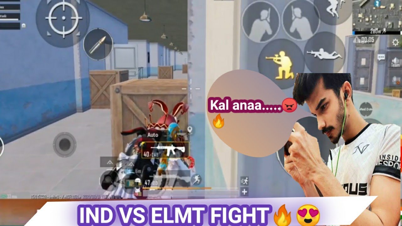😡Snax Angry On Elmt Esports In Match | Ind vs Elmt 2v4 Fight🔥| Snax Pov
