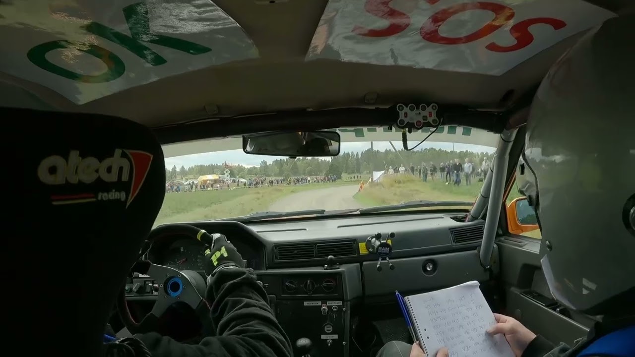 YRC-sprinten SS2 2024 - Henrik Haanp&auml;&auml; & Magnus Berlin - Volvo 940 voc
