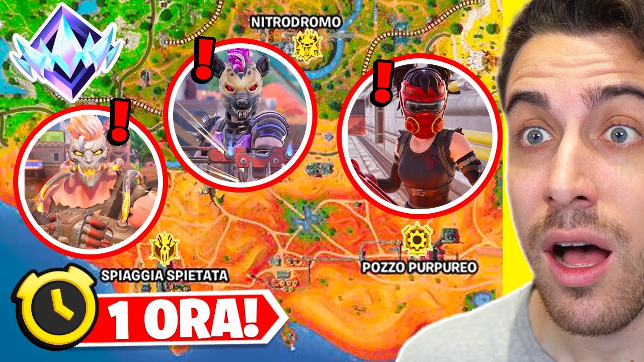 Atterro per 1 ORA ai BOSS in RANKED! Stagione 3 Capitolo 5 Fortnite ITA!