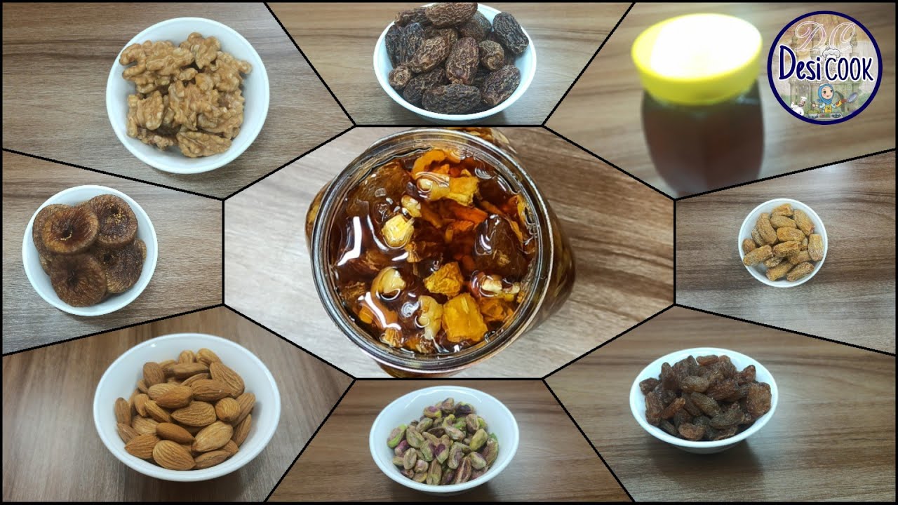 Dry Fruit Honey Mix  | Dry Fruits Honey | Immunity Boosting Dry Fruits Mix | Desi Cook