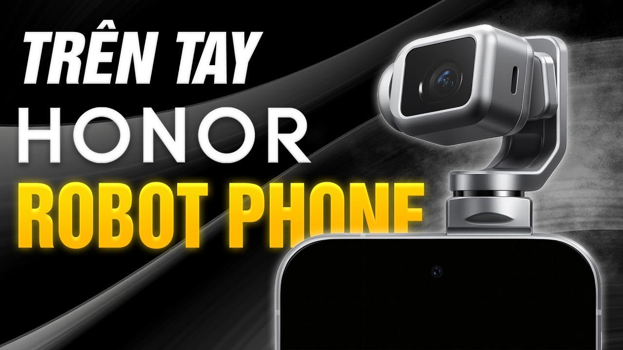 Honor Robot ngay trên tay relab - Gimbal camera quá sáng tạo, nhưng như vậy đã gọi là Robot à?