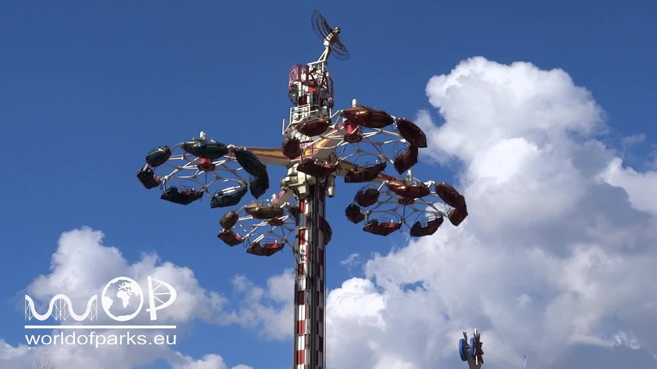 Freizeitland Geiselwind - Ikarus Condor OnRide & Off Ride - Huss Turm