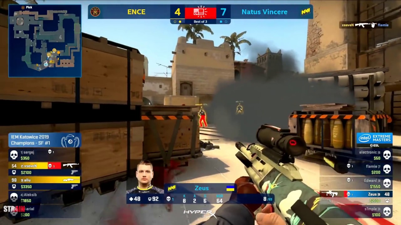 NaVi vs ENCE Highlights 🔥LEGENDARY COMEBACK🔥 IEM KATOWICE 2019 * Mirage