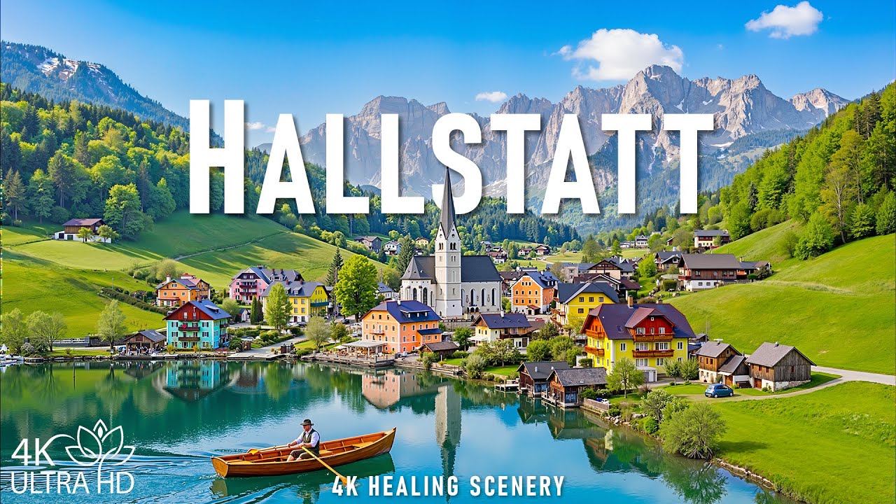 Hallstatt Austria 4K | Reflections, Old Roofs & Alpine Light  Peace Drifting Through Stone