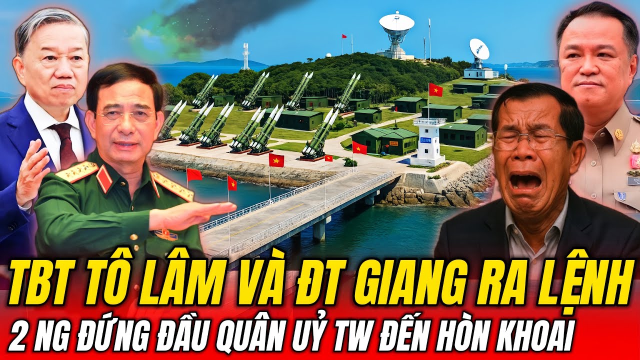 Vì Sao ĐT Giang Và TBT Tô Lâm Bay Gấp Ra Hòn Khoai? Khiến Cả Vịnh TL Chấn Động