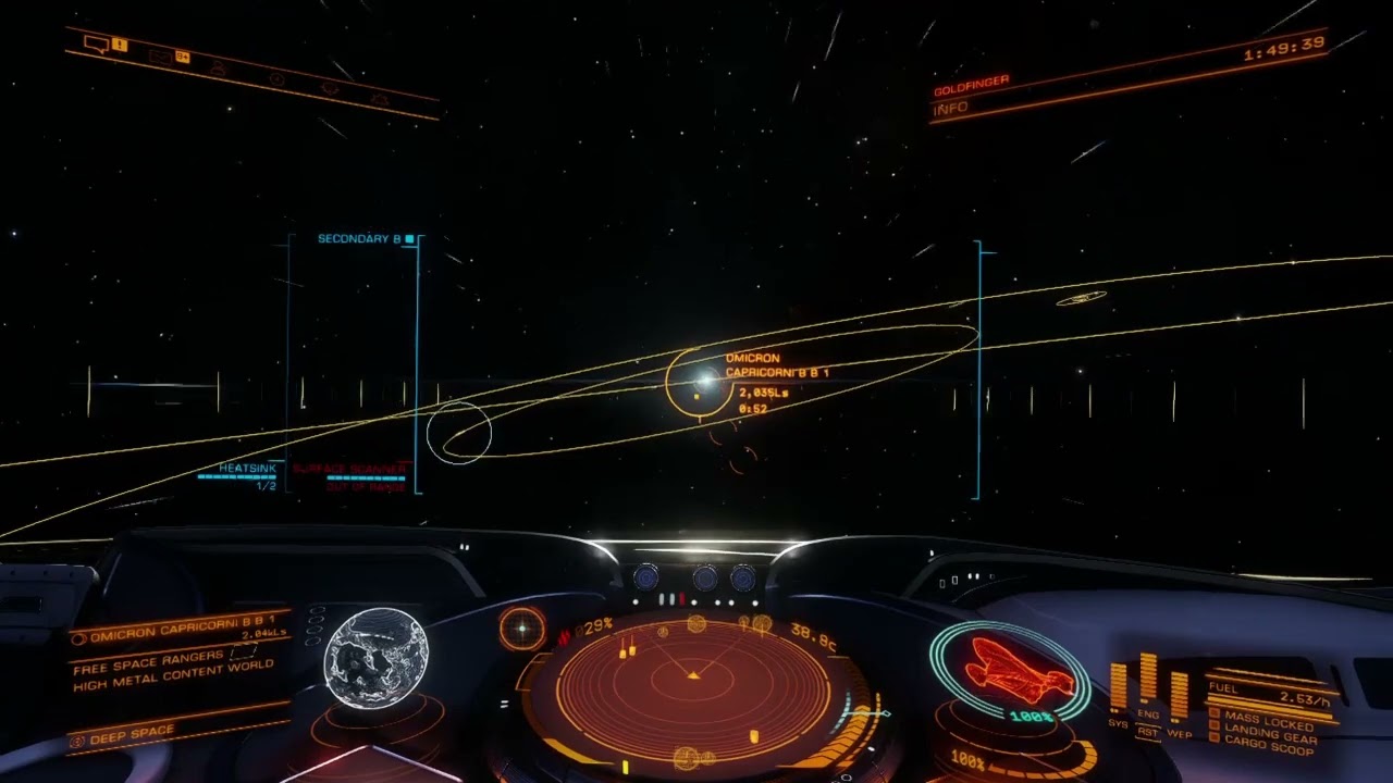 Elite Dangerous: Platinum mining at Omicron Capricorni B Pt.1