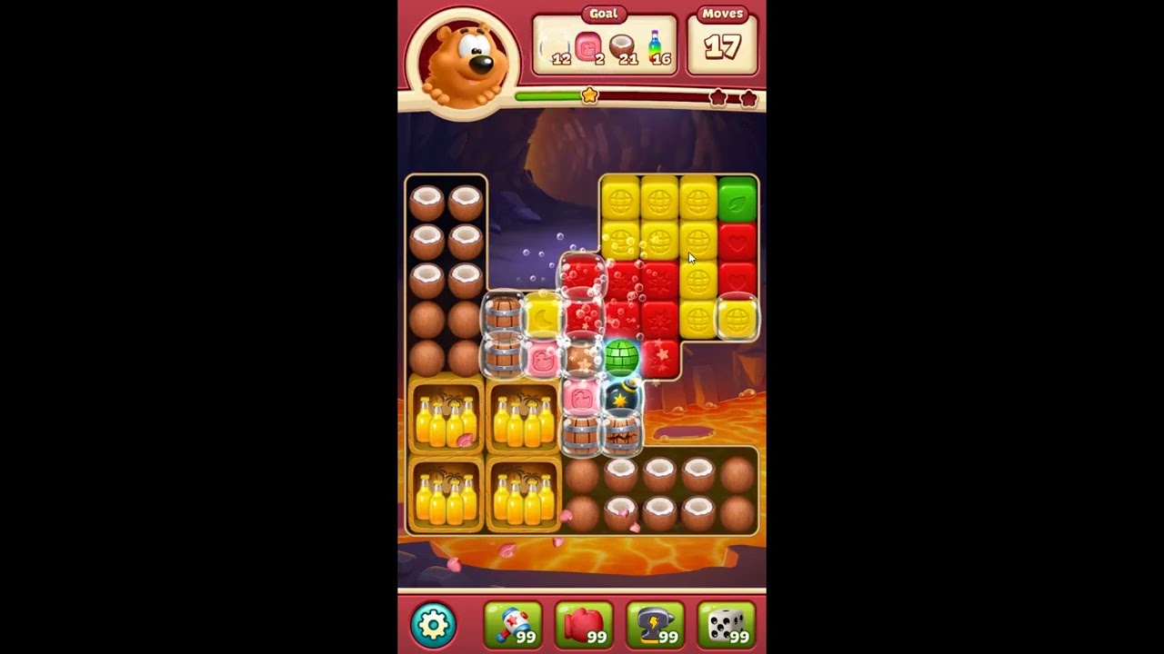 Toon Blast Level 6795 - NO BOOSTERS 🐻🐺🐱 | SKILLGAMING ✔️