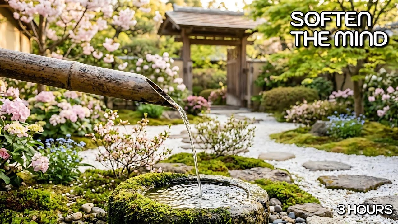 🌿 Soften the Mind | Gentle Zen Meditation for Stress Relief (3 Hours)
