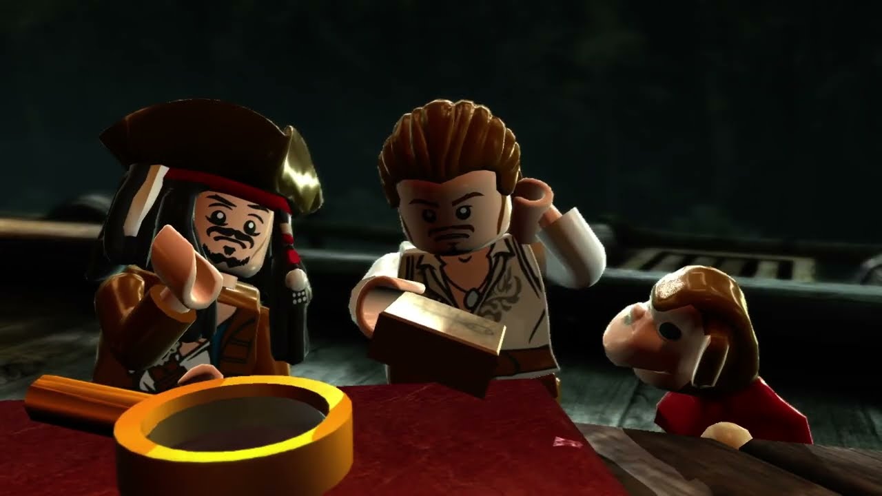 LEGO Pirates of the Caribbean Walkthrough Part 7 - A Touch of Destiny (Dead Man's Chest)