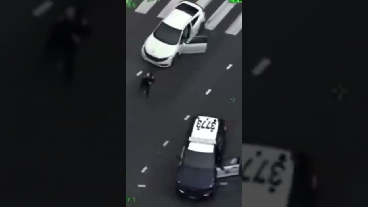 Sergeant wounded after armed carjacker&rsquo;s wild Corvette rampage turns into war zone