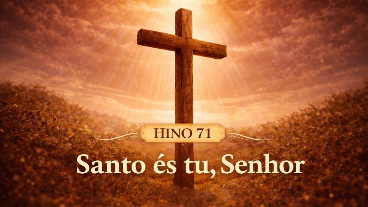 Hino 71 – Santo, Santo és Tu, Senhor | Harpa Cristã | Louvor de Adoração
