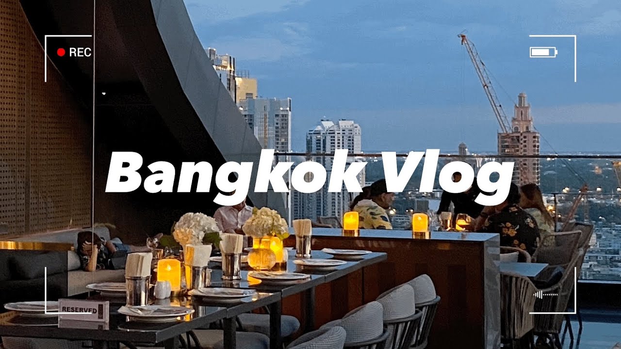 VLOG｜여행브이로그｜2022 방콕여행 6일차ㅣ시암파라곤, 씨라이프,  고메마켓 푸드코트, 팁싸마이, 칼튼호텔 루프탑 바, 수완나품 공항ㅣvlog in bangkok