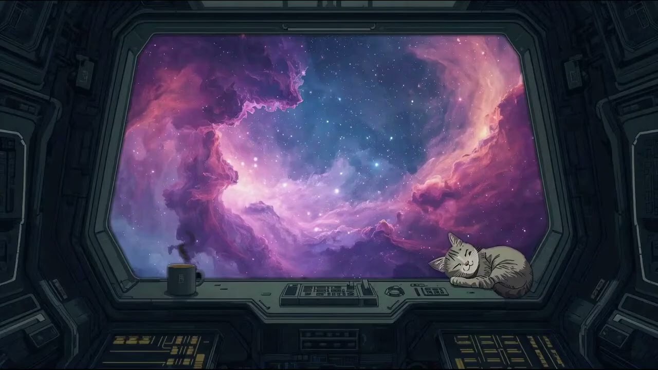 This orbit feels like a lullaby we can&rsquo;t escape. 9. Relaxing space music for sleep, study. 3h12.