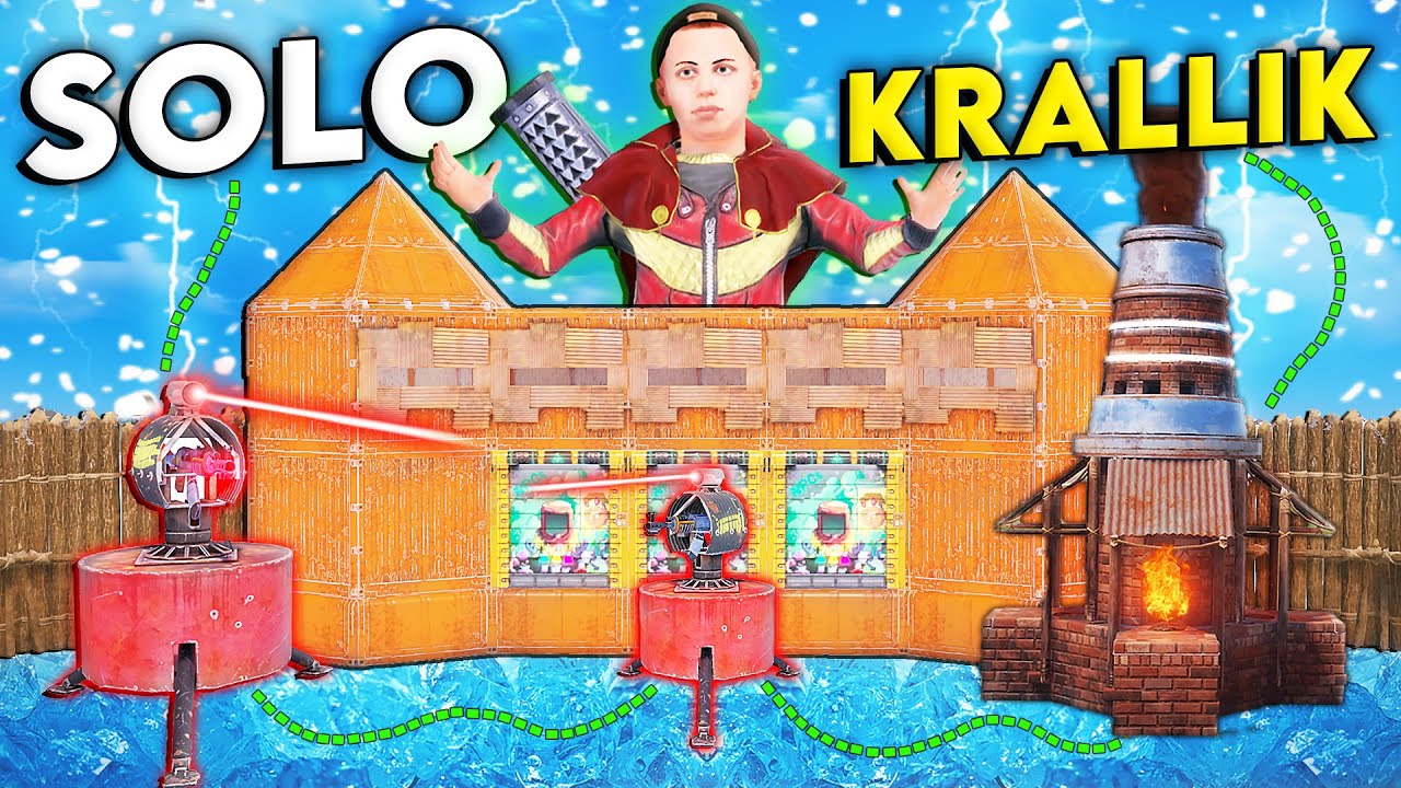 BUZULUN ORTASINA HARİKA KRALLIK KURDUM !(SINIRSIZ KÜKÜRT ile 10 EVİ RAİDLEDİM) Rust Türkçe Solo