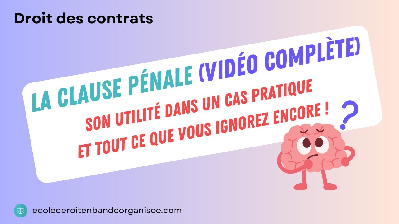 Clause pénale