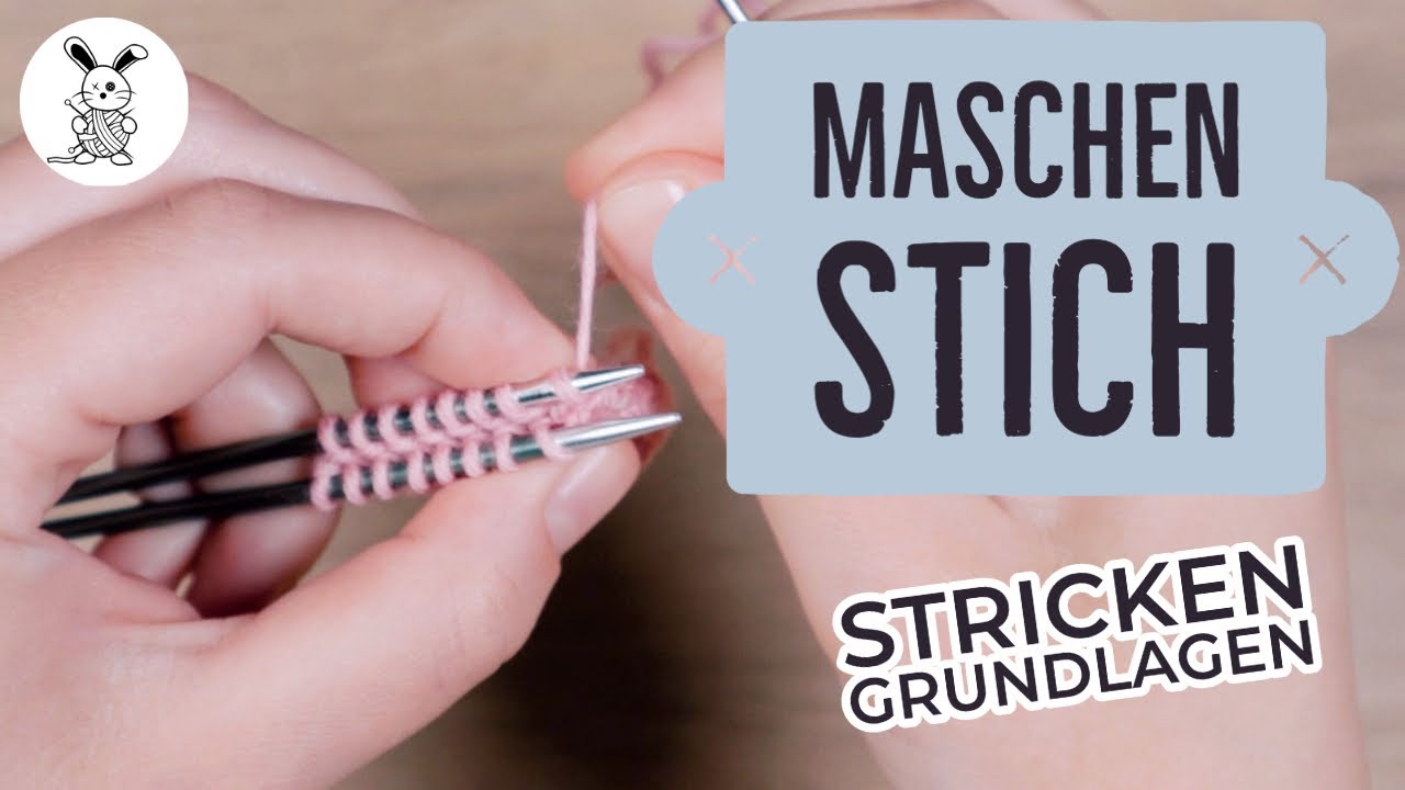 Stricken Grundlagen - Maschenstich