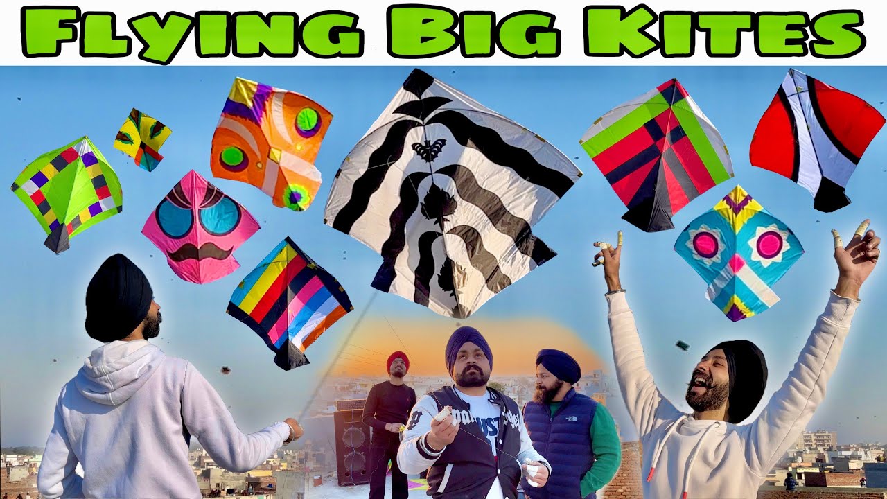 Flying Kites On Makar Sankranti🔥 Fingers Cut😱Kite Fight With Friends 2023🥰 Pakistani Kites