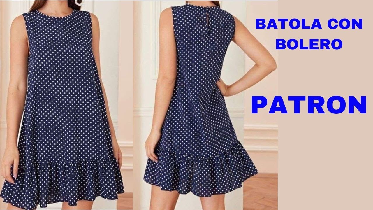 FACIL DE HACER  PATRON ,, VESTIDO TIPO BATA ,,CONFECCIONES CINDY