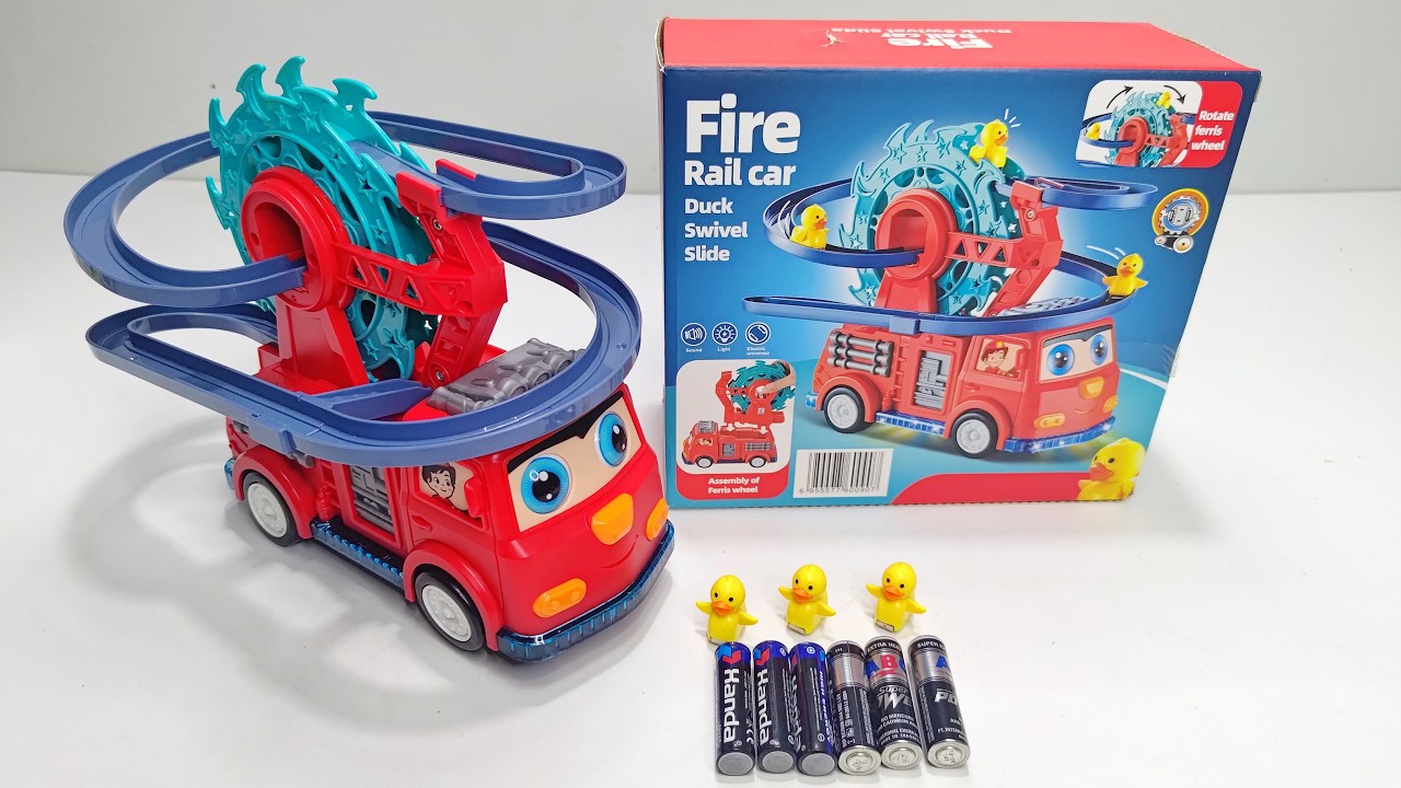 Unboxing the Electric Firetruck, Thomas, Choo Choo Charles Train, and Thomas Transformer Robot Toys.