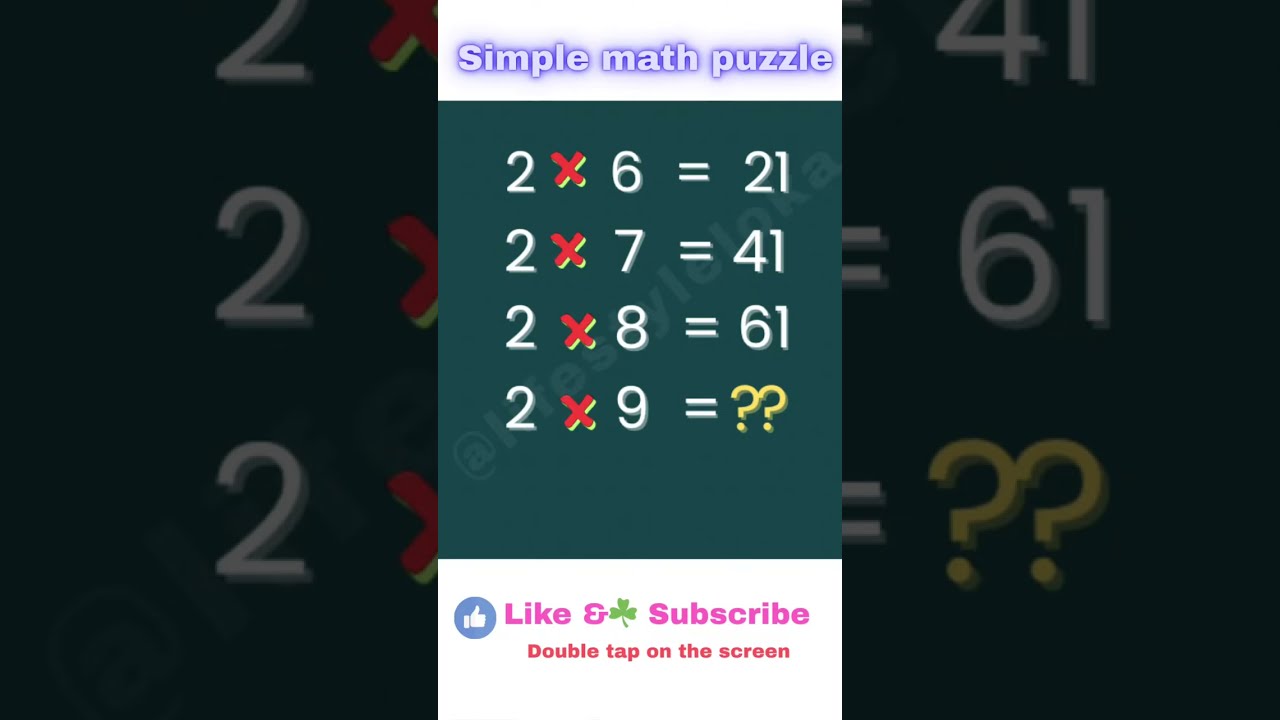 Time for puzzle 🧩 Let’s try to Solve this simple one 🤔