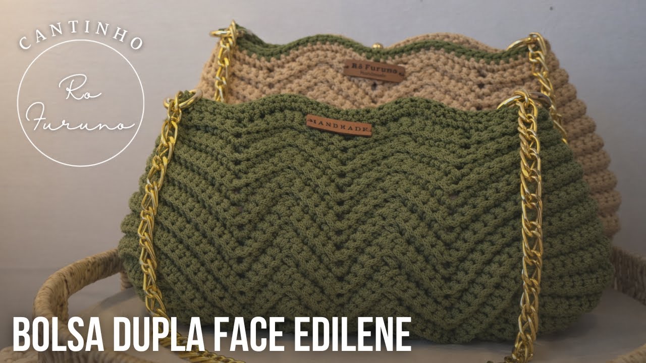 Bolsa Dupla Face Edilene - Linda Bolsa Fácil do Curso Cantinho Ro Furuno