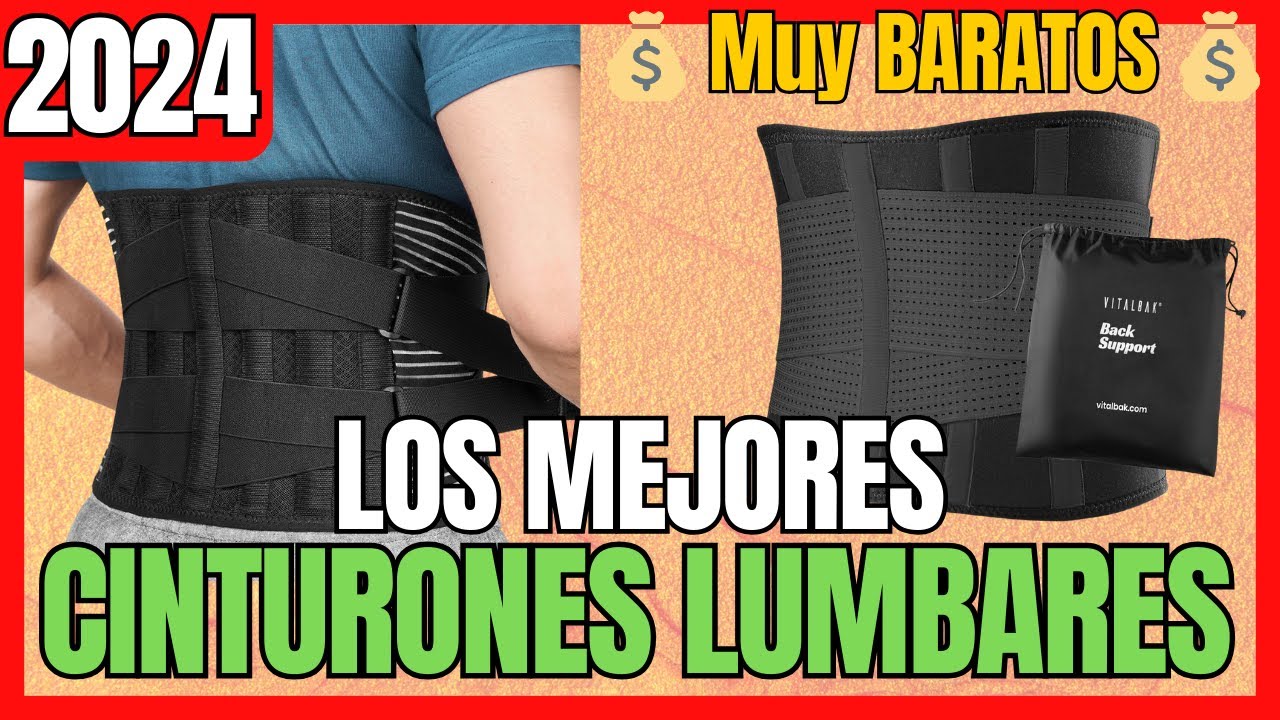 🏋️‍♂️ Los 7 mejores CINTURONES LUMBARES de Amazon 🏋️‍♂️ || 2024 || Mejor CALIDAD y PRECIO