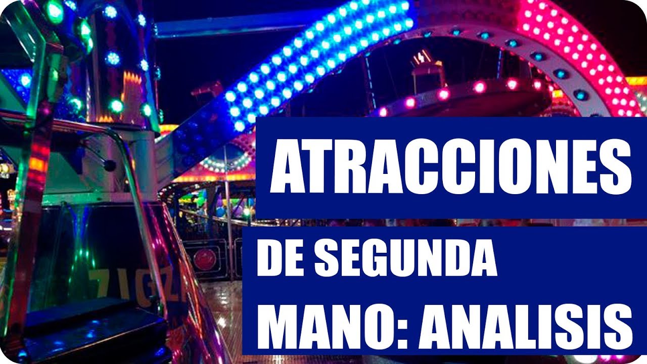 ATRACCIONES DE FERIA DE 2 MANO | VLOG ESPAÑOL
