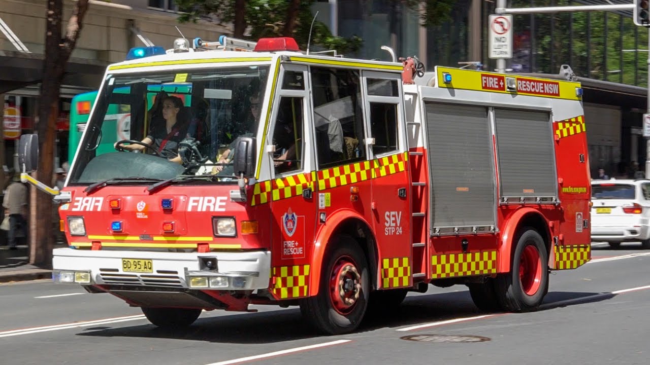 ⁴ᴷ  26 YEAR OLD Varley Commander Responding 🚒 FRNSW City of Sydney Flyer 001 & Runner 001