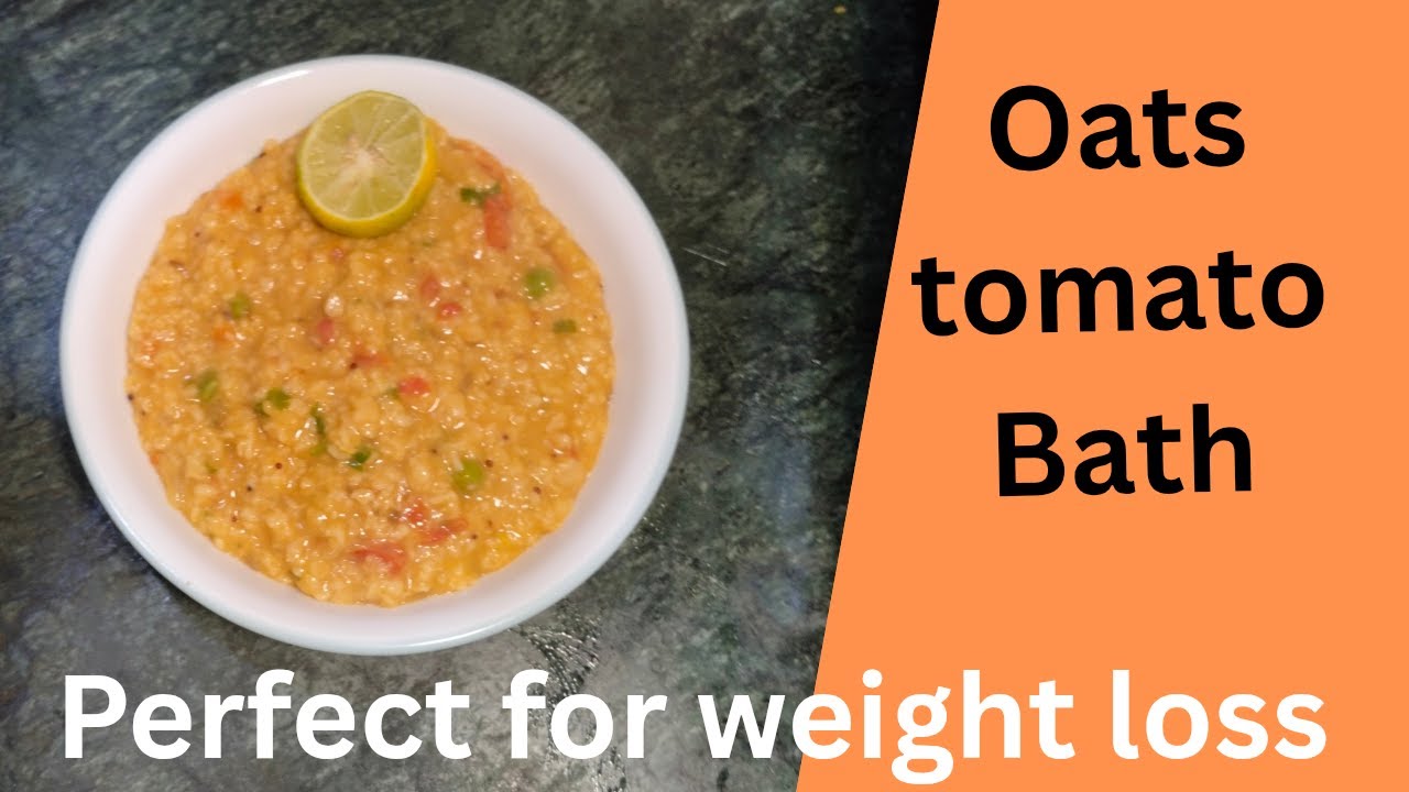 Perfect oats Tomato bath in just 5 min. l healthy weight loss oats recipe