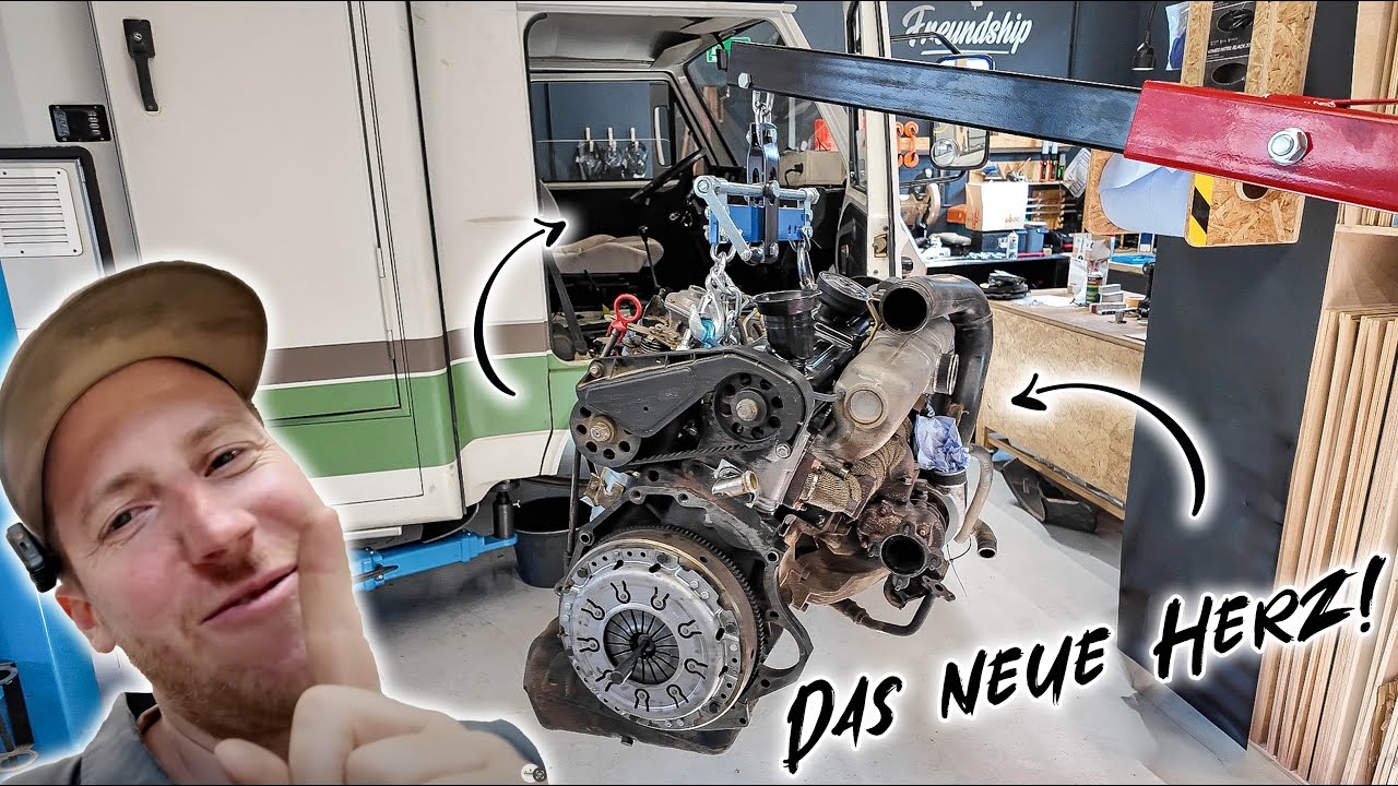 Läuft der neue Motor in unserem VW LT Campervan?!