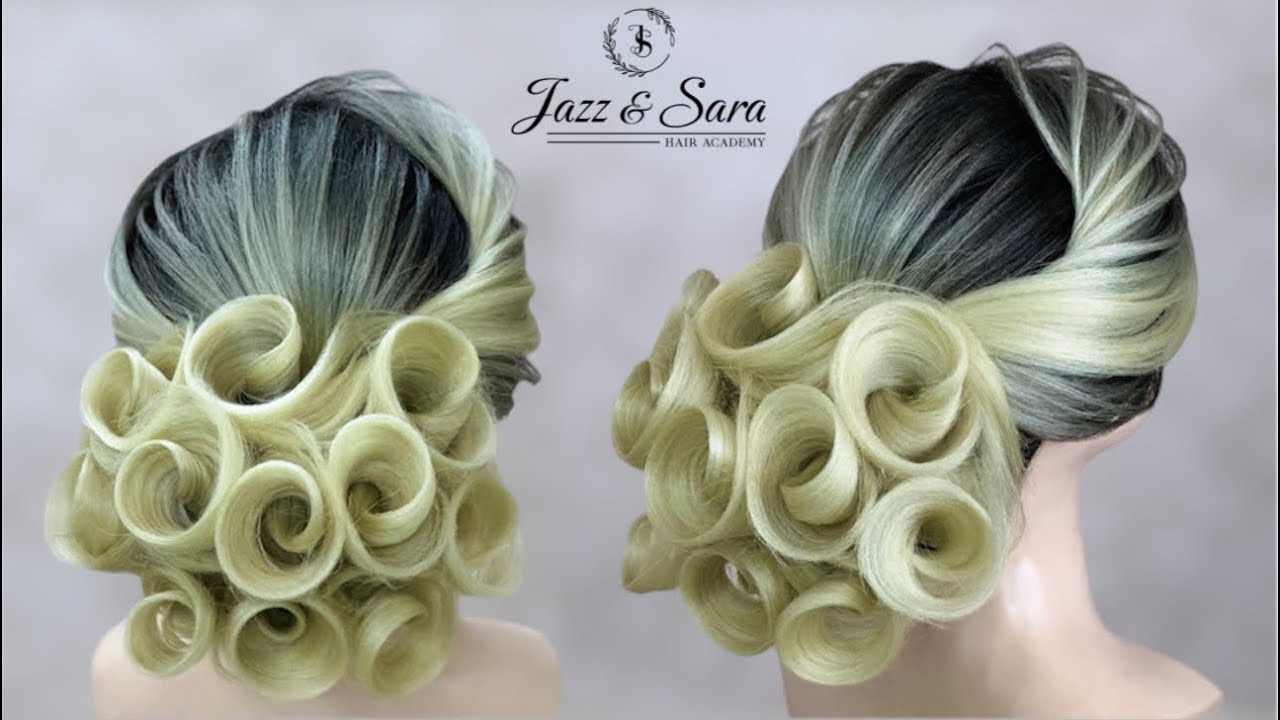Advance bun hairstyle / Russian hairstyle/ wedding hairstyle \ party hairstyle \ hairstyle
