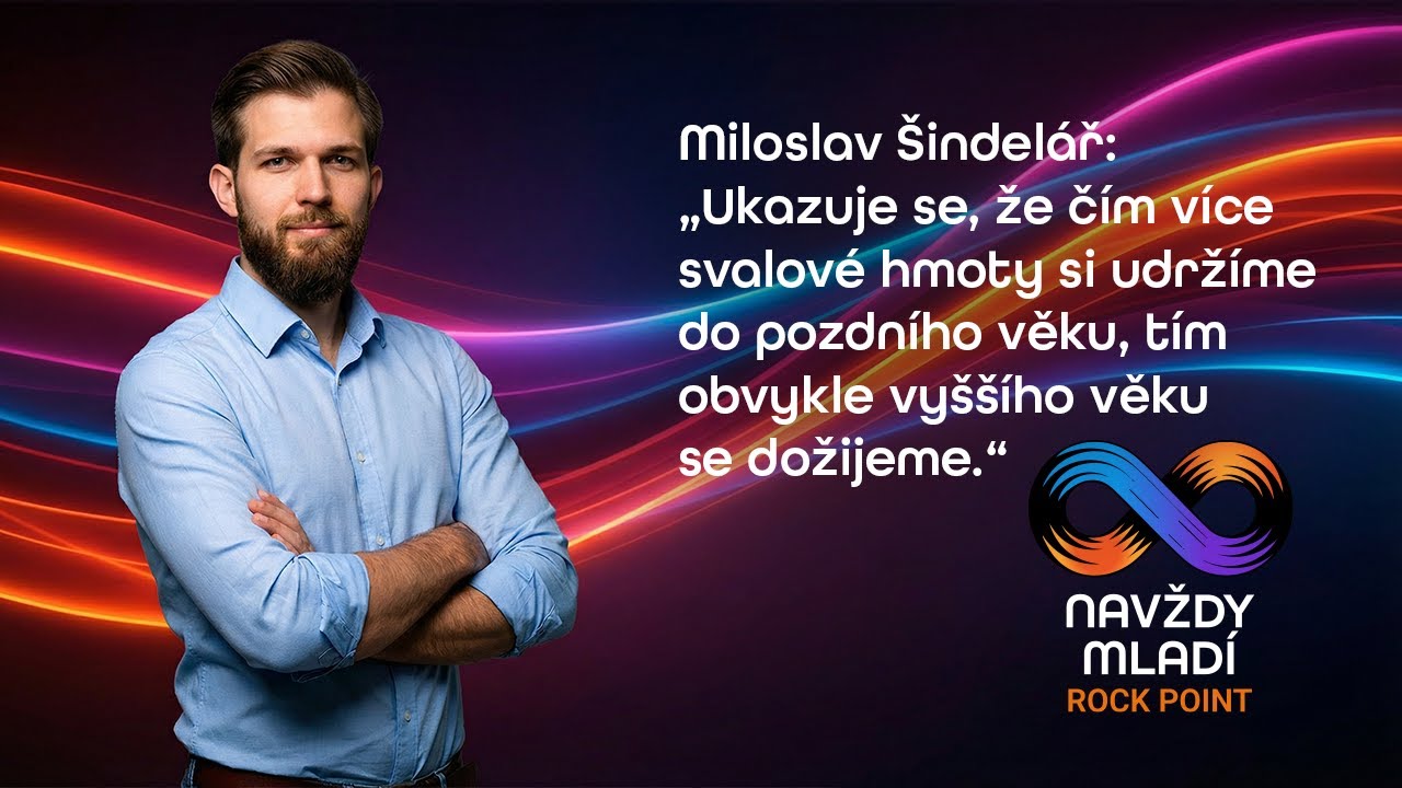 Podcast NAVŽDY MLADÍ #2: Svaly jako orgán dlouhověkosti | Miloslav Šindelář
