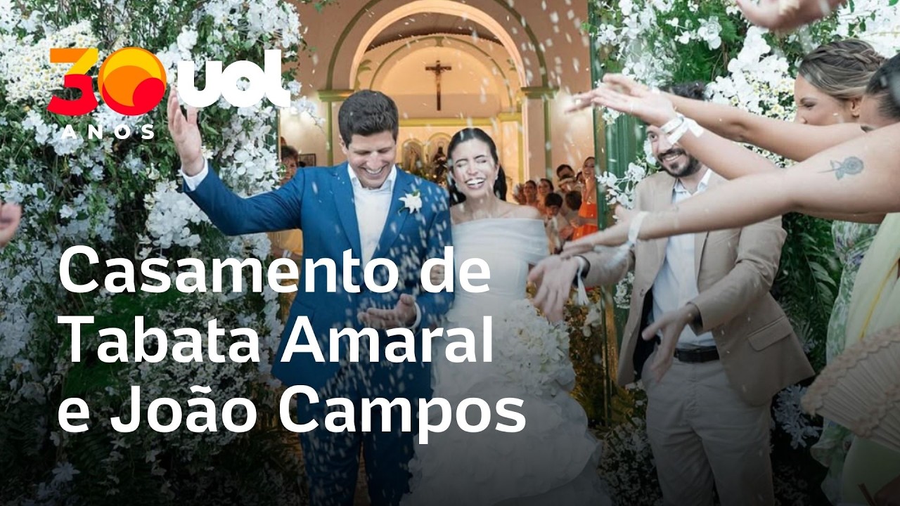 Tabata Amaral e João Campos se casam em Pernambuco