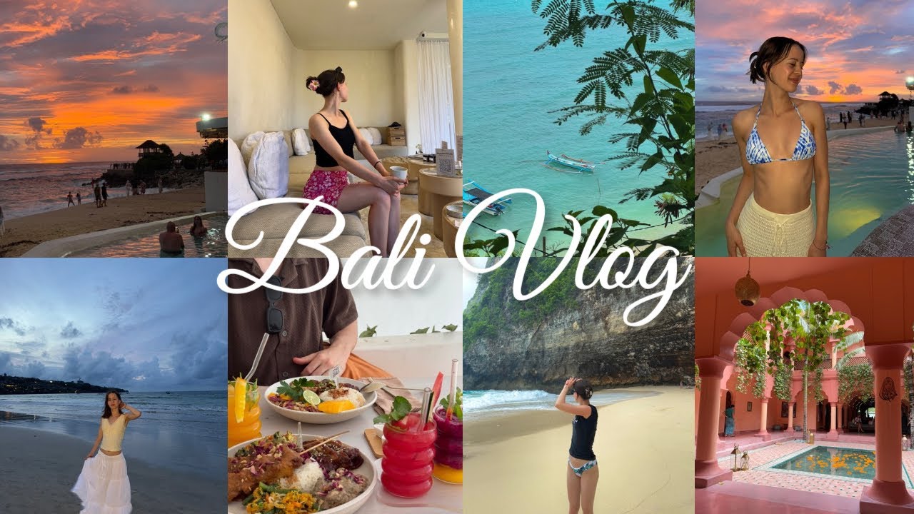 BALI TRAVEL VLOG 🇮🇩 | Changgu, Ubud, Uluwatu, waterfalls, Nusa Penida 