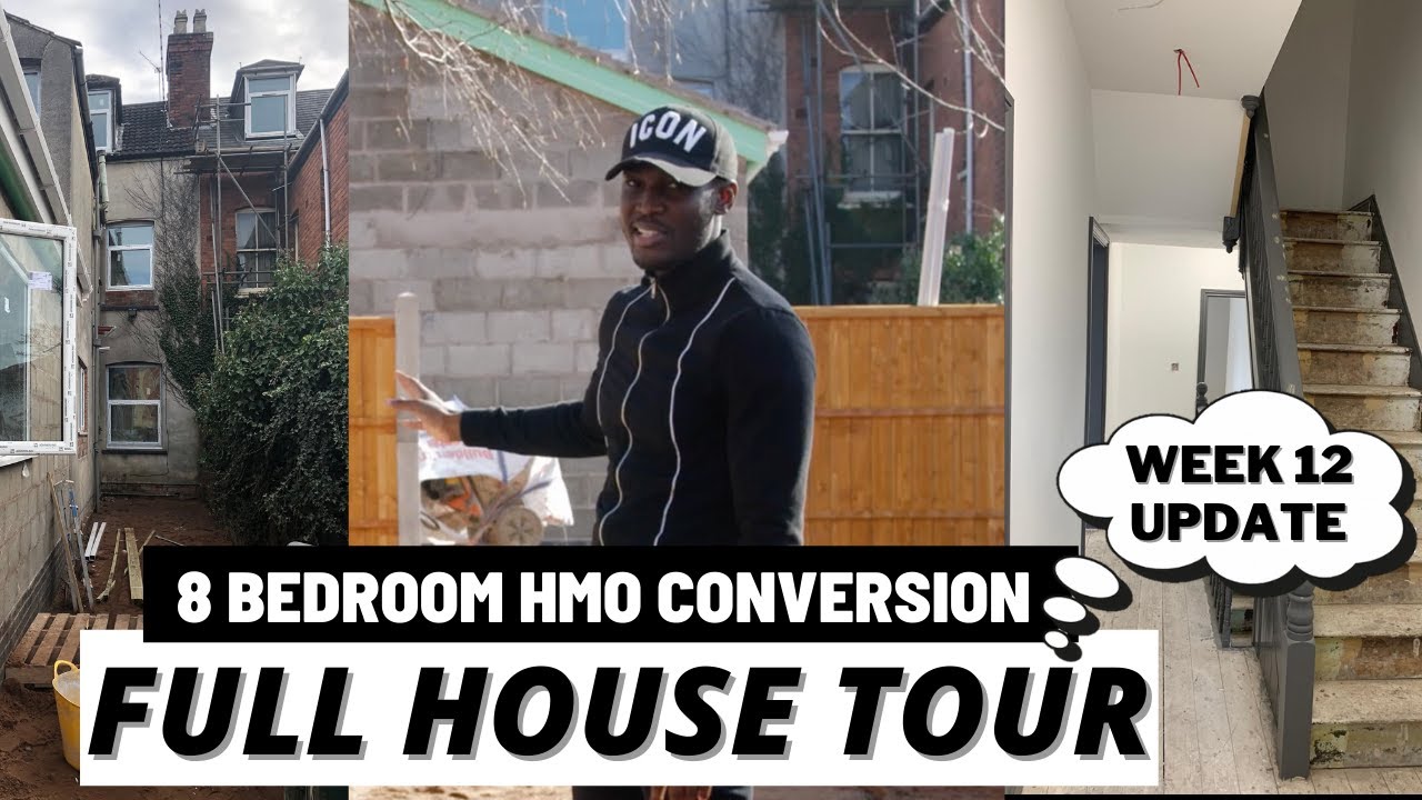 8 BEDROOM HMO CONVERSION - WEEK 12 REFURB UPDATE | REAL PROPERTY VENTURES