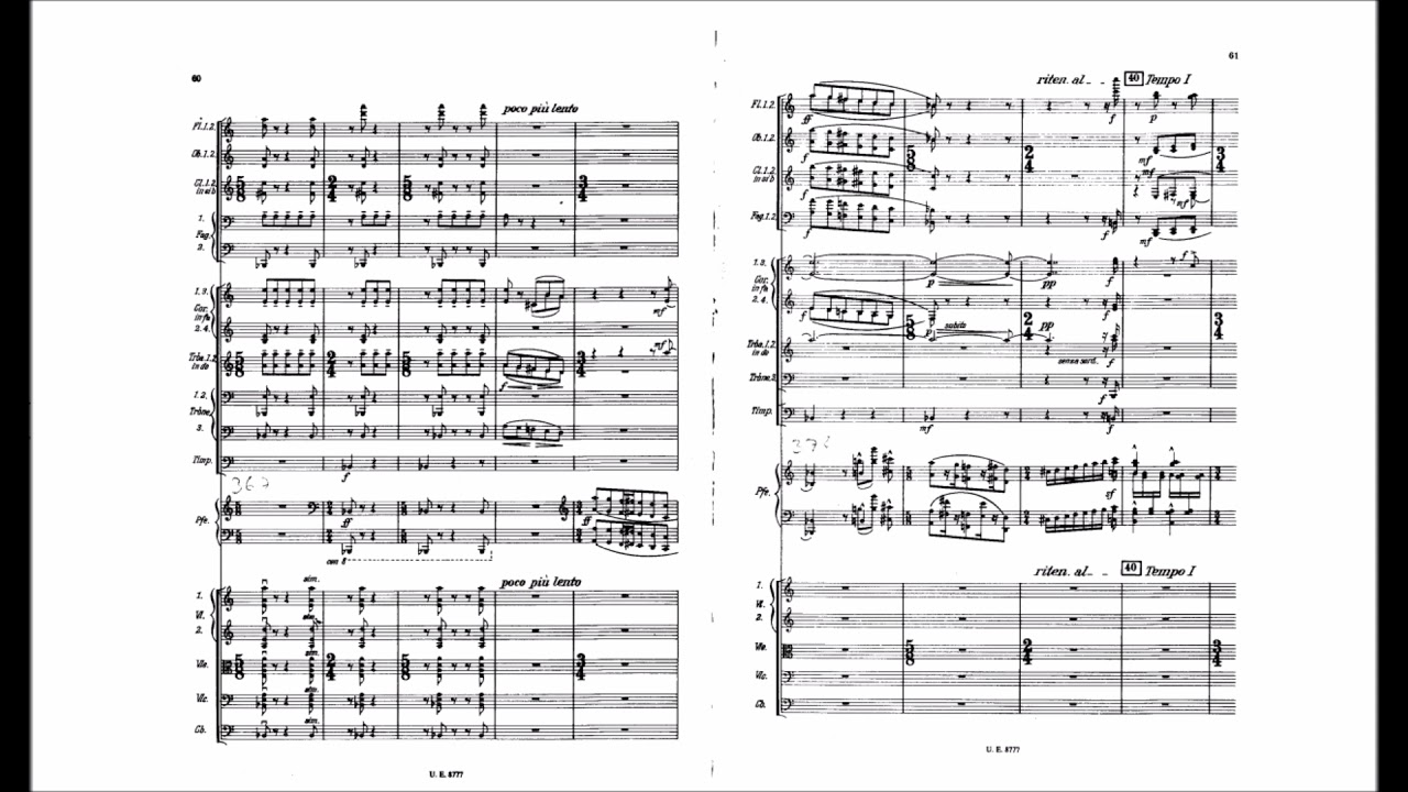 Béla BARTÓK: Piano concerto No. 1 (with SCORE)