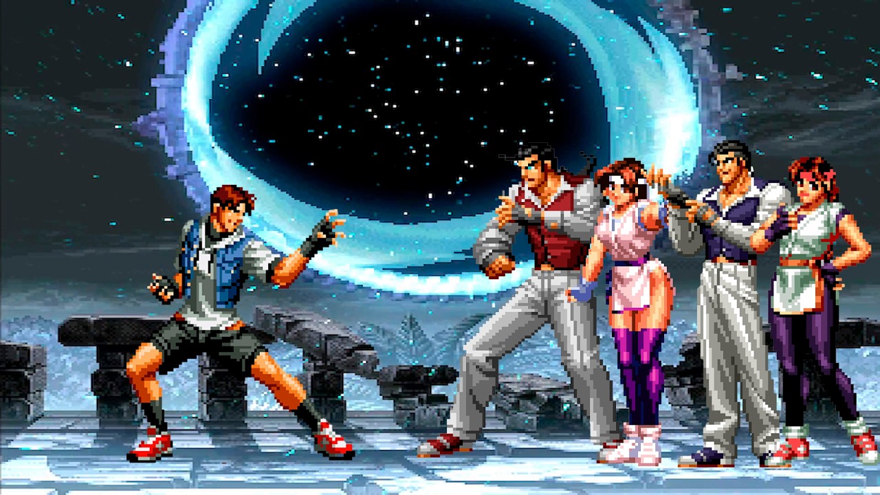 [KOF Mugen] Си Кенсу против команды Юрия Сакадзаки и Роберта Гарсии
