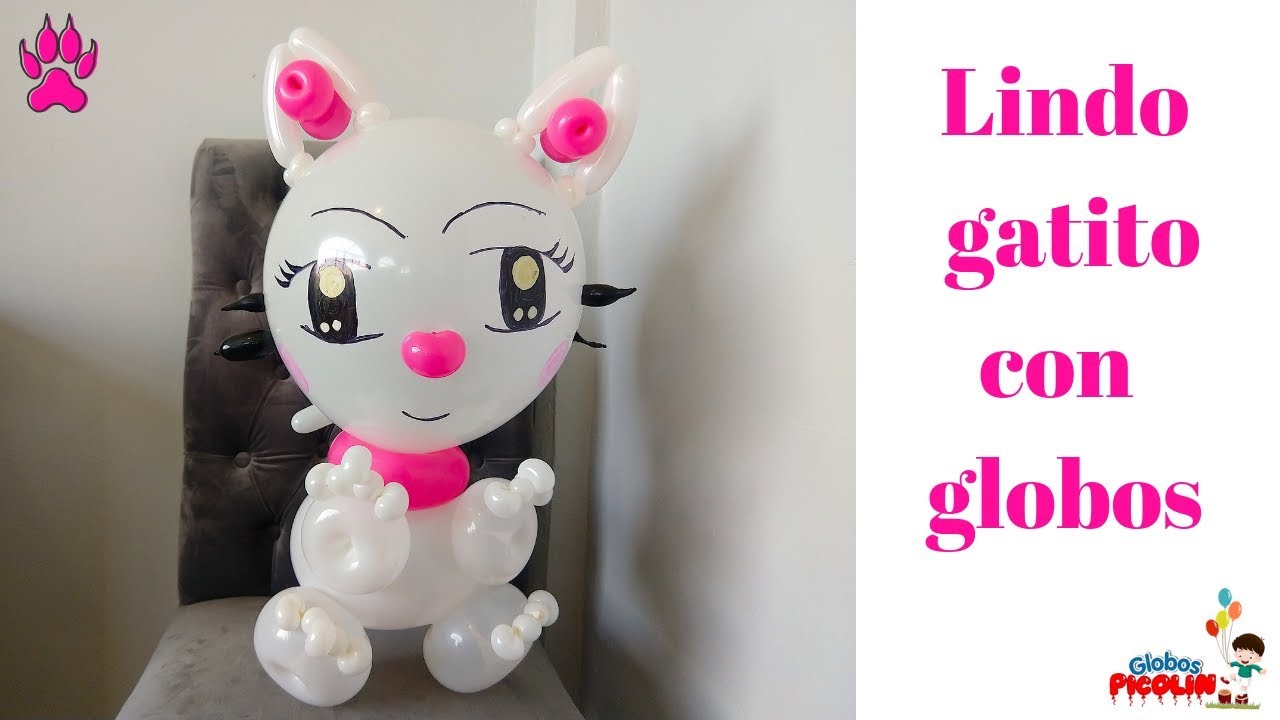 Como hacer un lindo gatito con globos #216