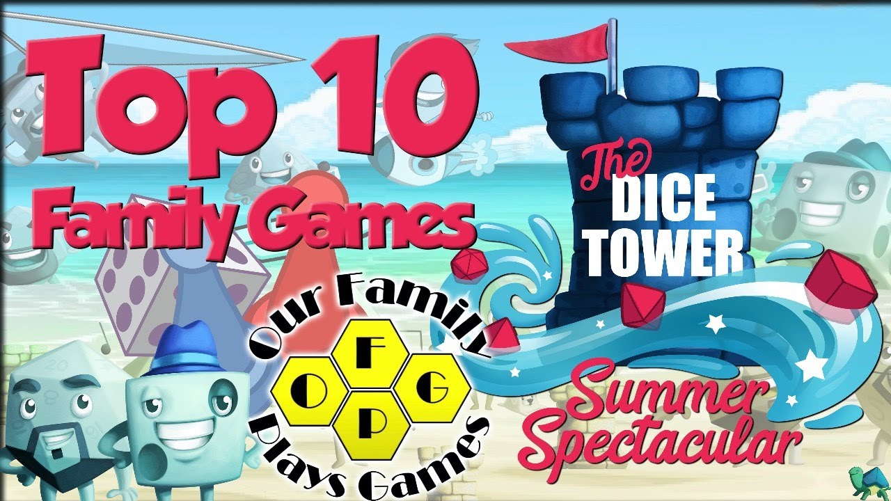 Top 10 Family Games (Featuring Tom, Zee, & Our Family Plays Games)
