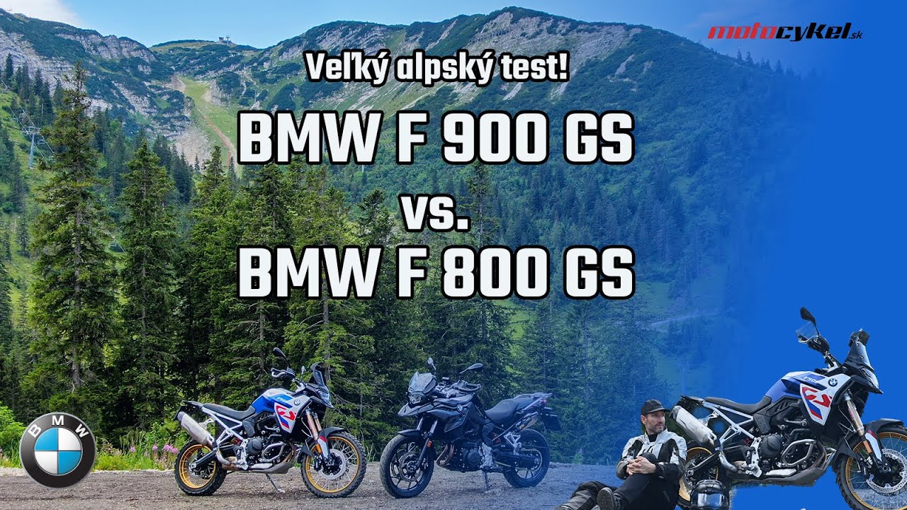 Veľký alpský test malých GSiek! Naozaj potrebuješ BMW GS 1300 keď tu máme F800GS a F900GS?