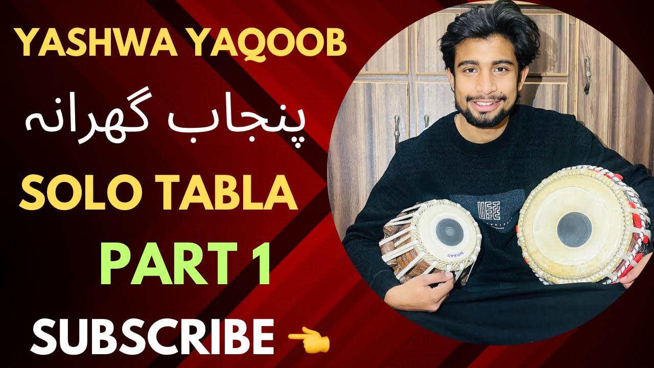 Yashwa Yaqoob Solo Tabla | Student of Qamar Babar | Lehra Jason Yaqoob Part 1